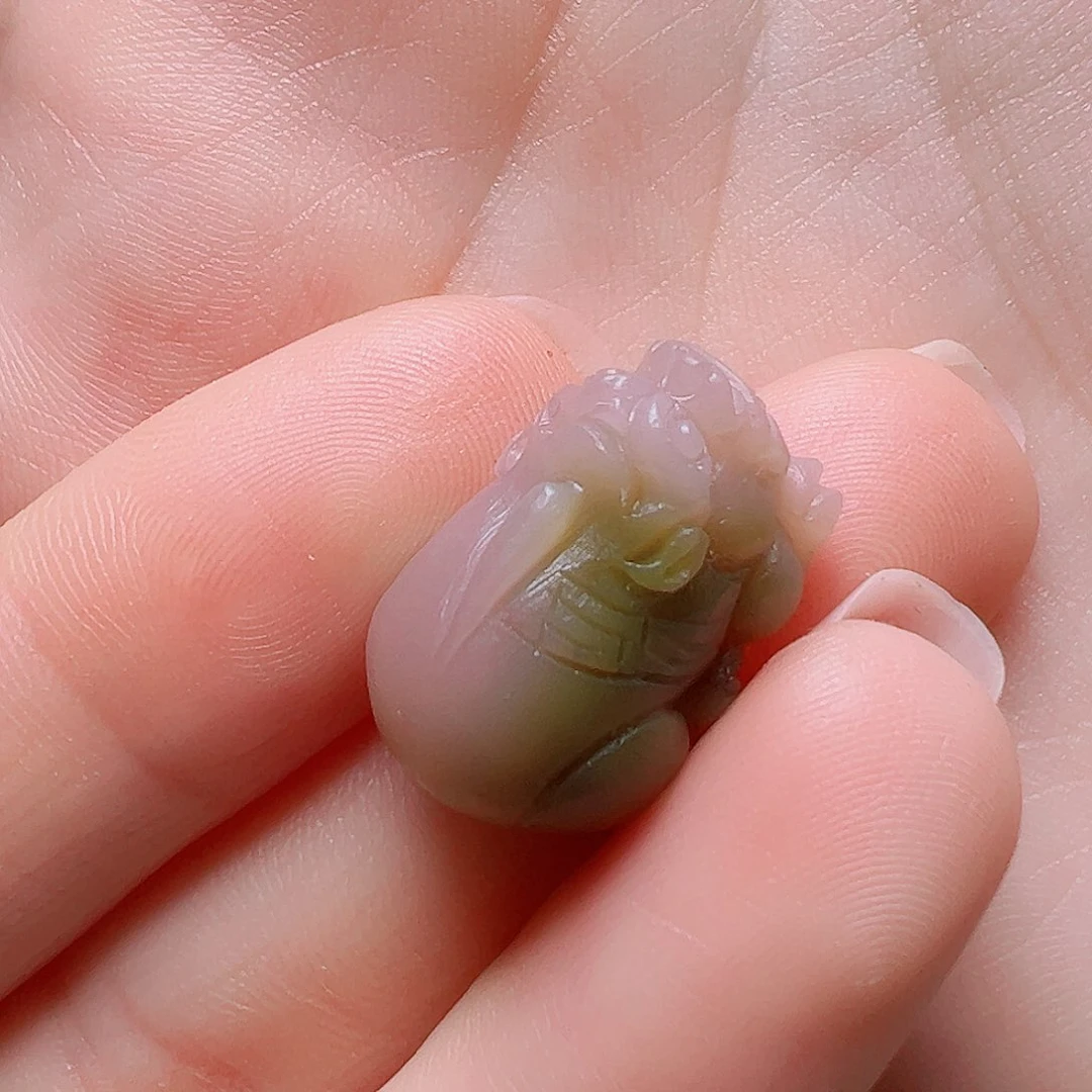 石英质玉盐源玛瑙定制未镶嵌七**兰