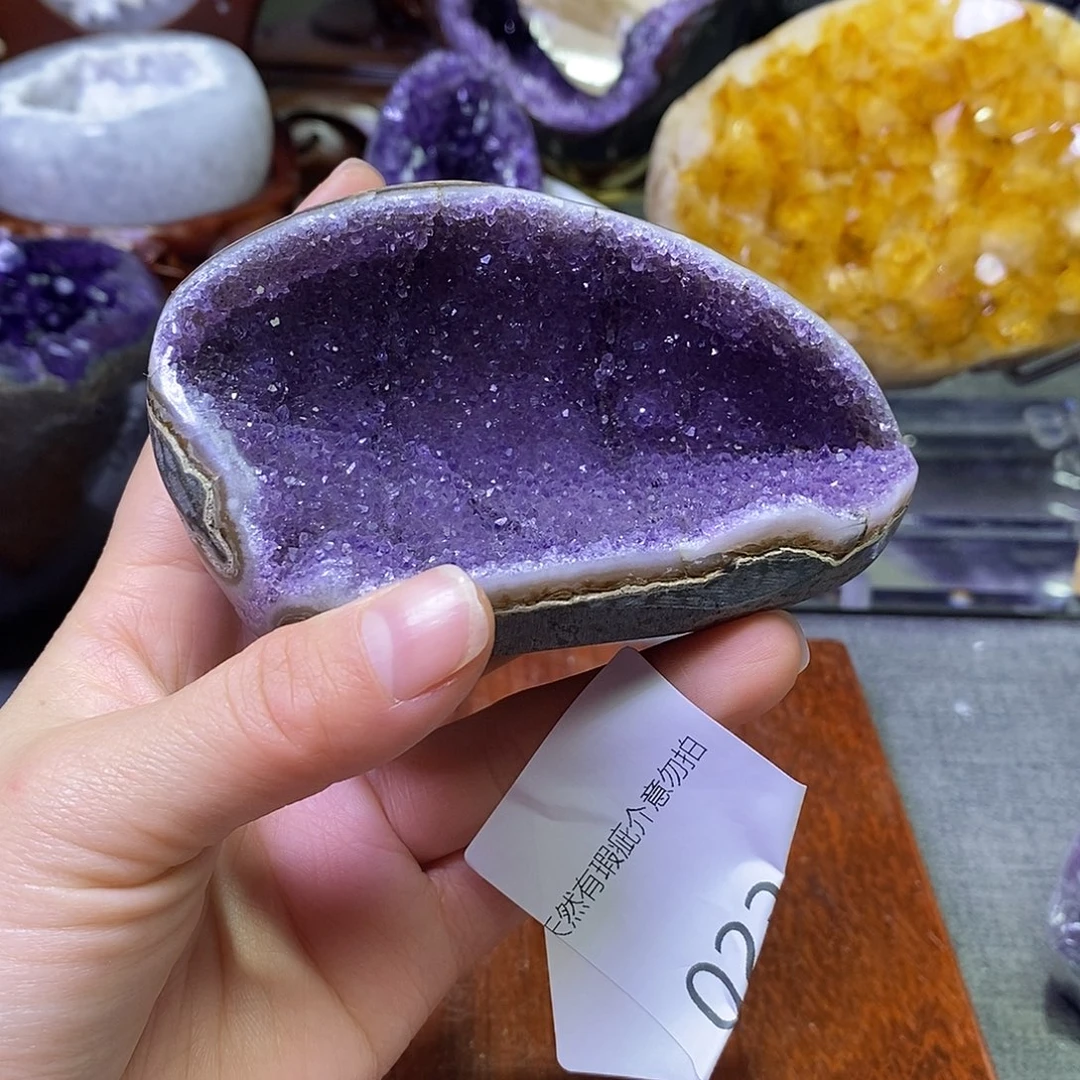 珠宝半成品未镶嵌紫晶