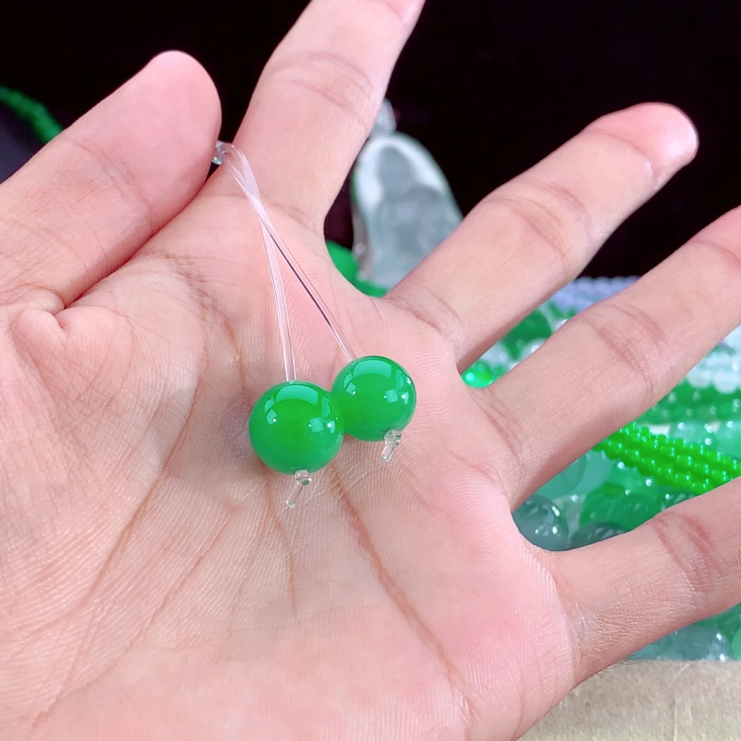 未镶嵌手串翡翠天然缅甸