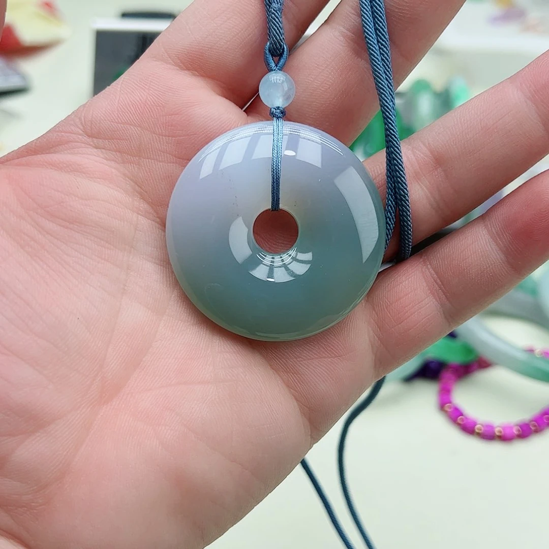 翡翠吊坠(赠链)银S925镶嵌