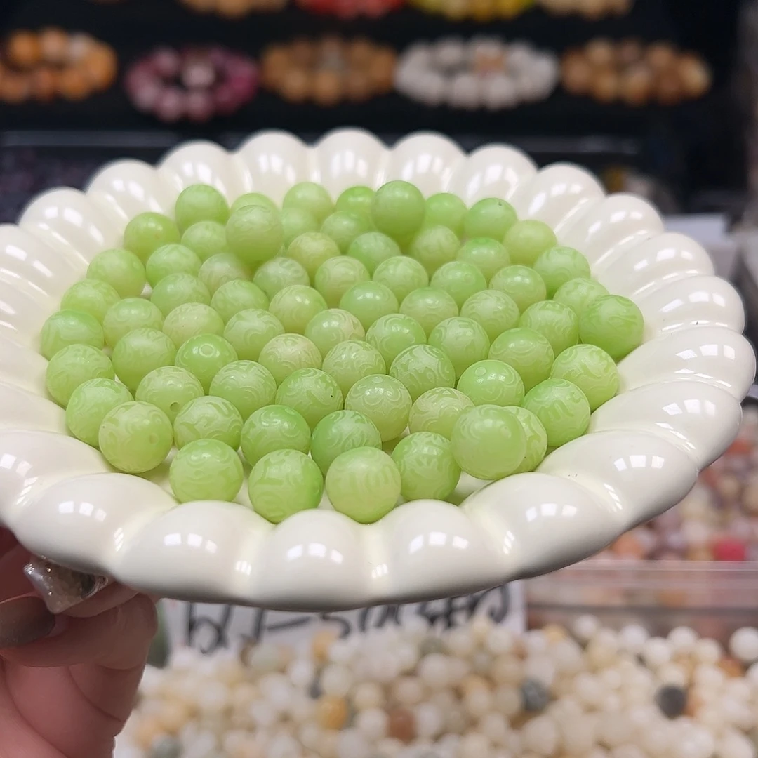 手串菩提根/象牙果卡12青提六字108颗