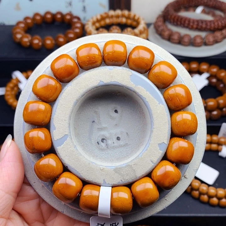 紫金鼠手串13.7mm近实心精品老型