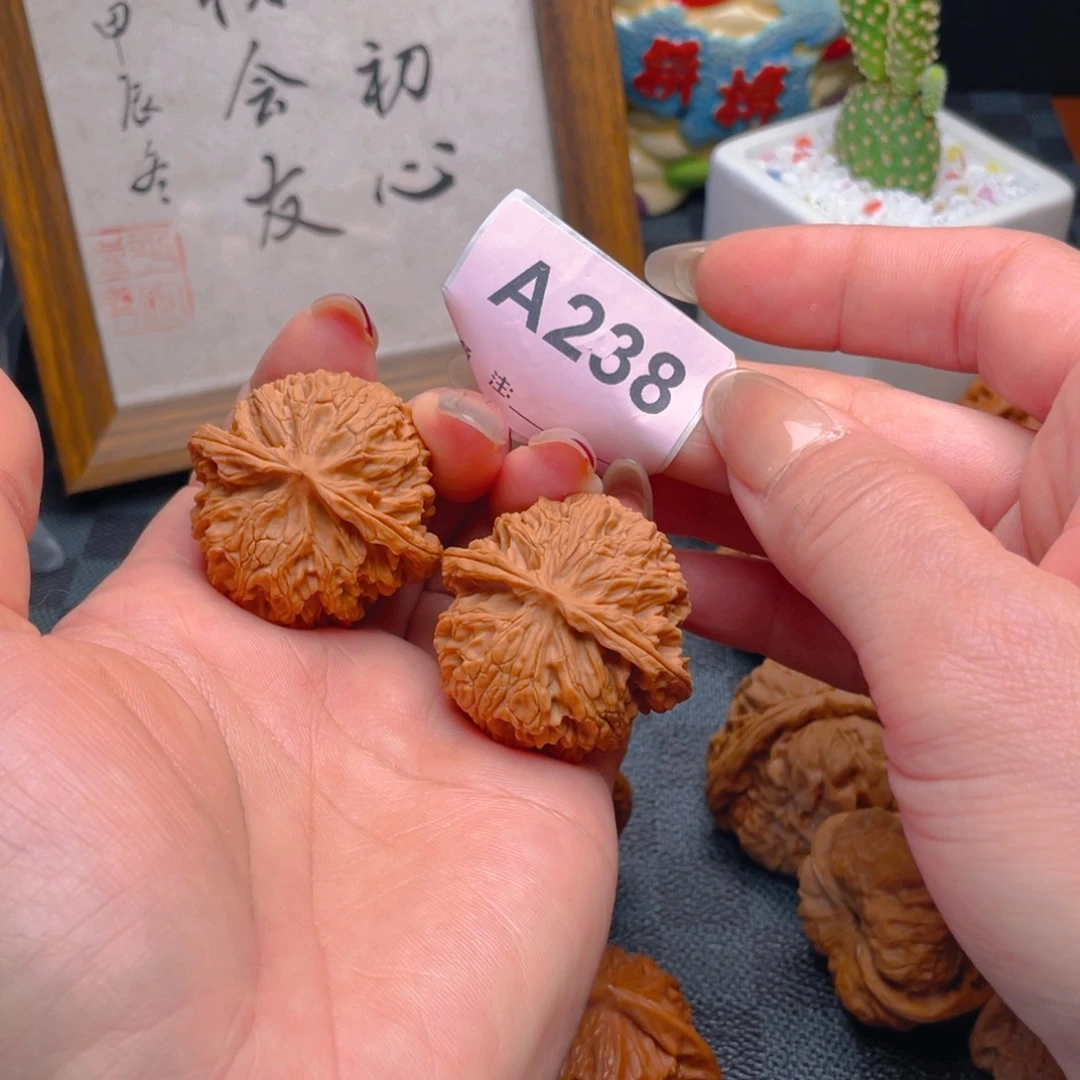 文玩核桃把件苹果40