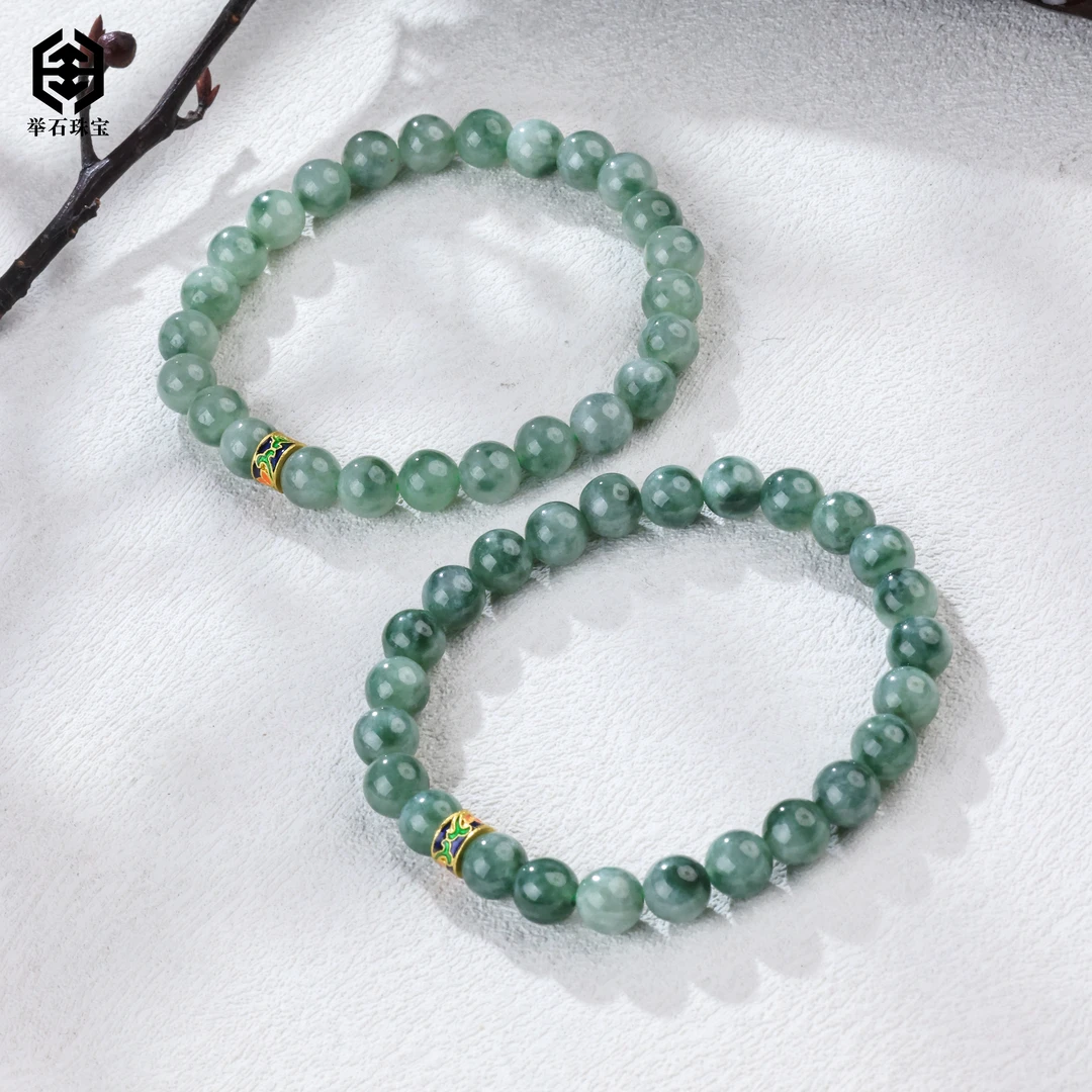 【举石珠宝】T0219-512-106翡翠手串（一件/多样性发/约6mm+）M