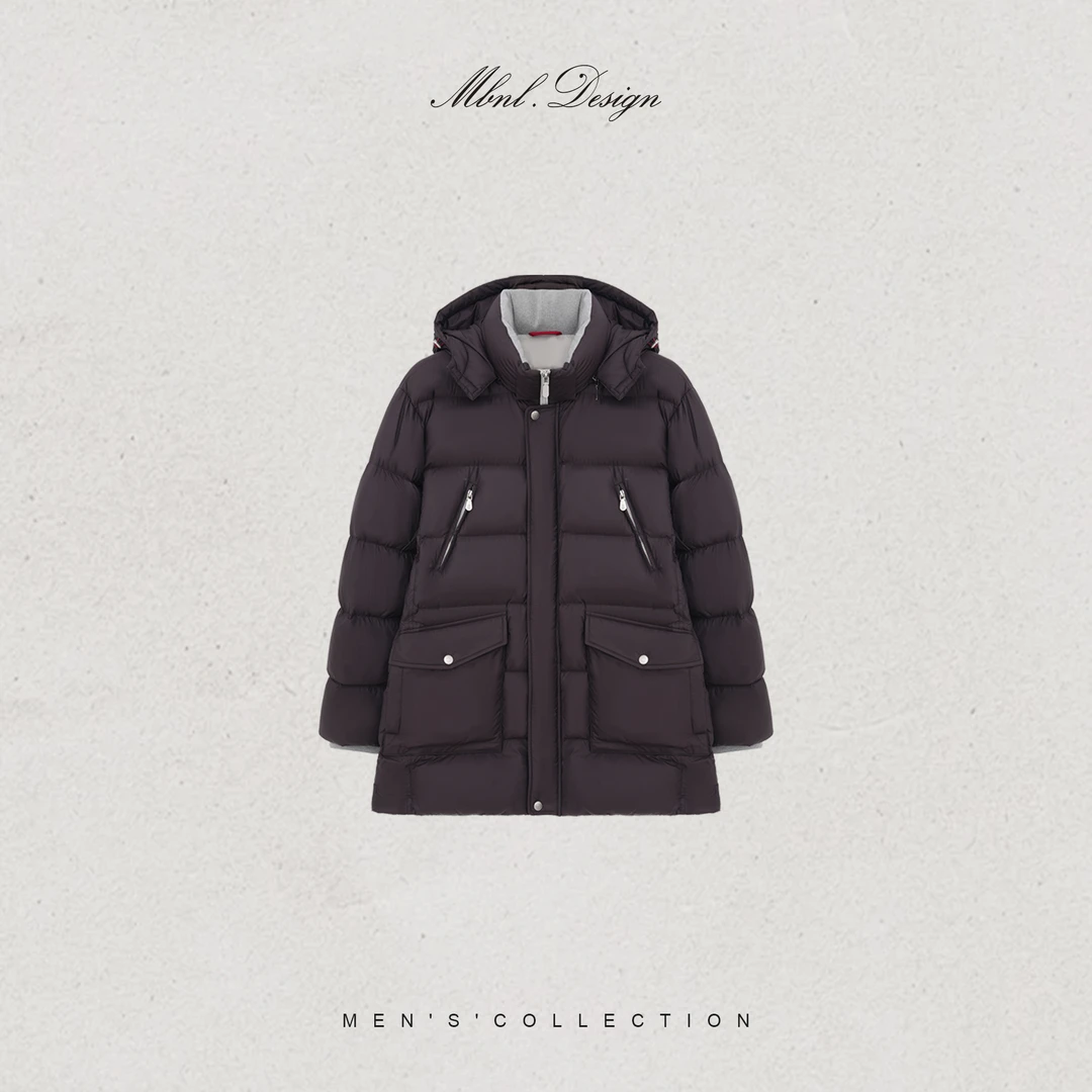 MBNL-F「-20℃极寒」秦磊男装90白鹅绒高密度充绒羽绒服LL-WYR7054