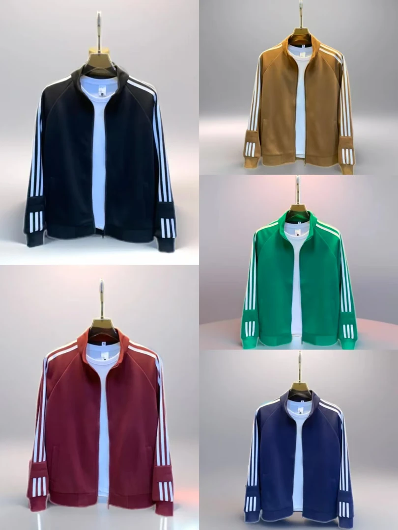 25新款刺绣立领春季秋冬时尚百搭男士休闲夹克外套9988