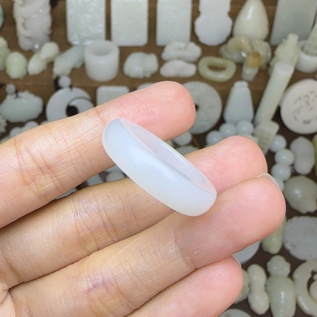 和田玉未镶嵌挂件卡18