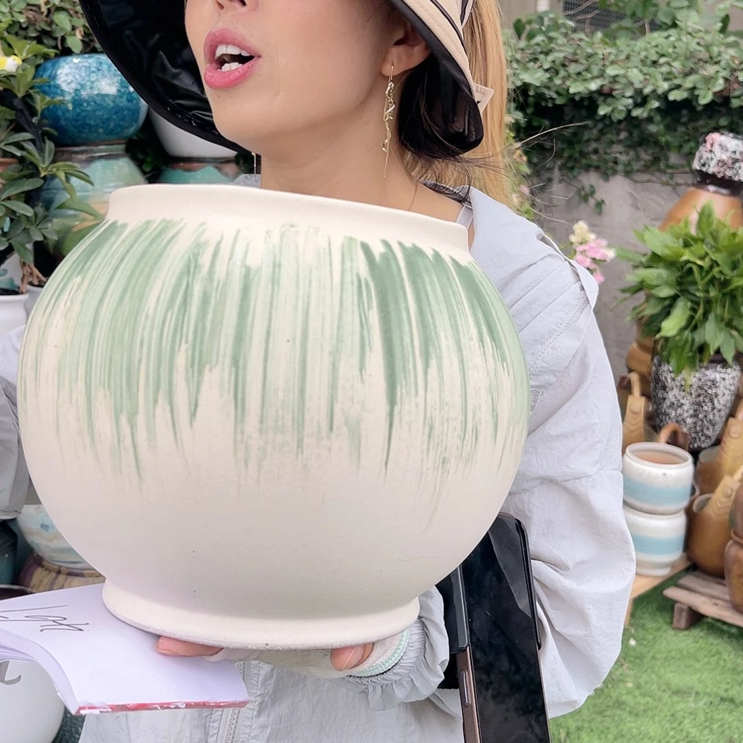 紫砂花盆王嫂花盆直播0513-高23口18 289