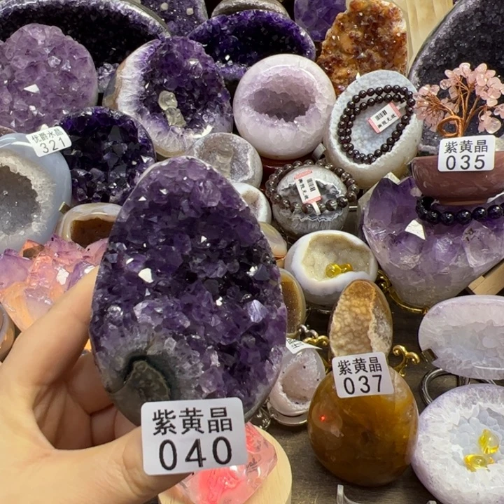 未镶嵌大型摆件（非配饰）紫晶40