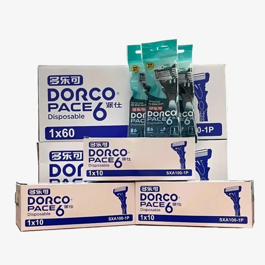 DORCO sakal aguq 多乐剃顺刀韩国进口刀包手动6层刮胡刀包邮