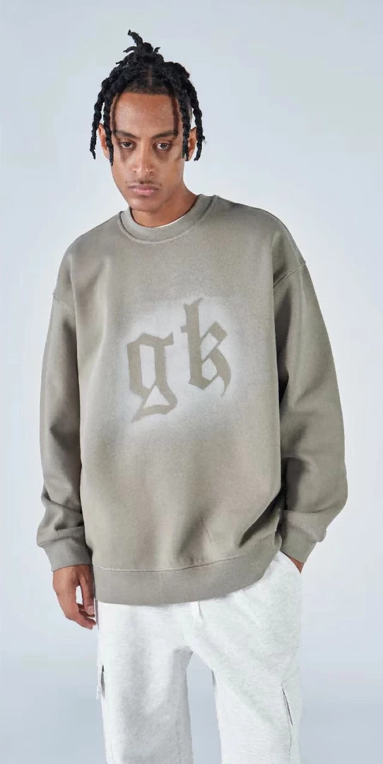 G03#明星都穿的东西不会差！380克抓绒加厚圆领卫衣