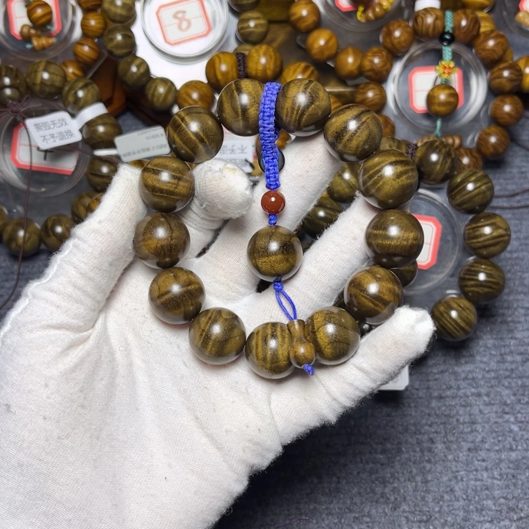 楠木（金丝楠）手串/手链阴沉1.8水波268