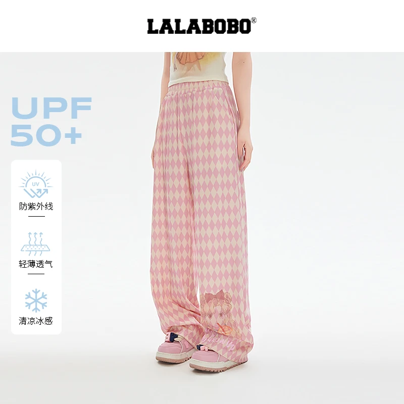 LALABOBO欧若拉格纹针织裤RBEB-ZC27