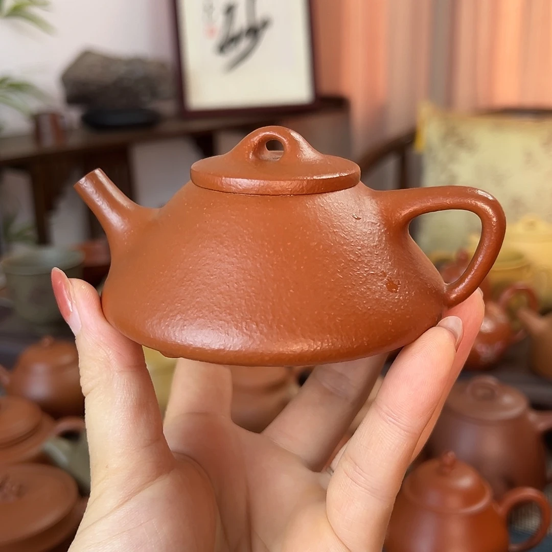 茶壶紫砂精品原矿子冶石瓢降坡泥145cc