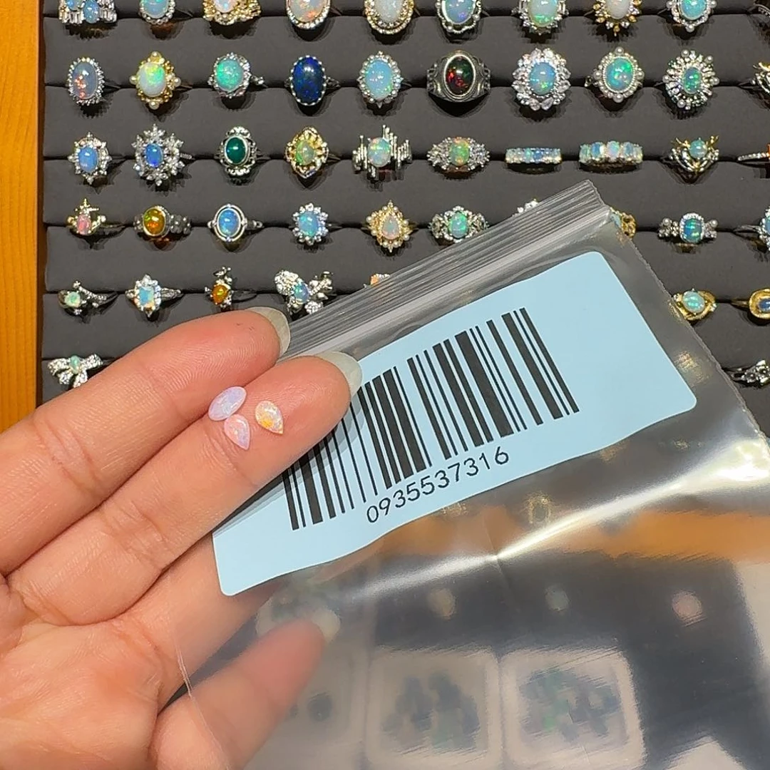 安***里欧泊银S925镶嵌戒指戒指