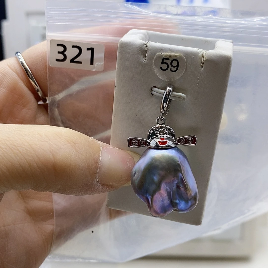 颈饰合金淡水珍珠