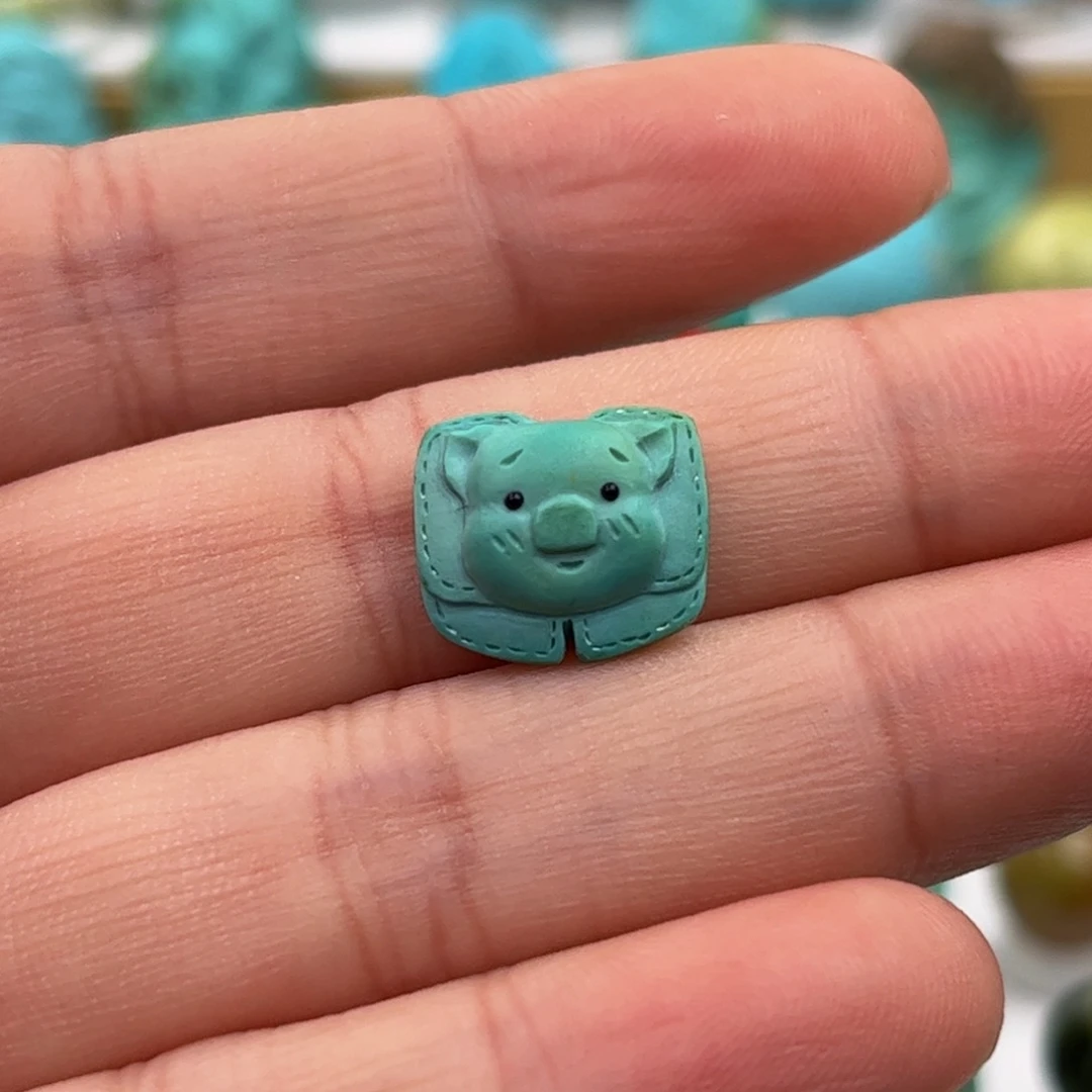 绿松石未镶嵌配饰