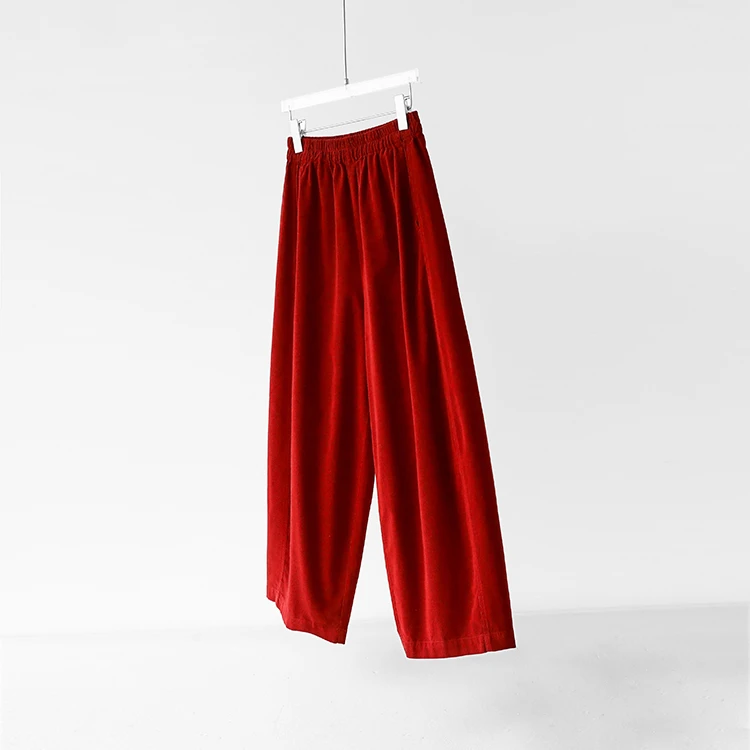 复古先锋！ 松紧腰宽松阔腿气球裤长裤休闲裤女秋新