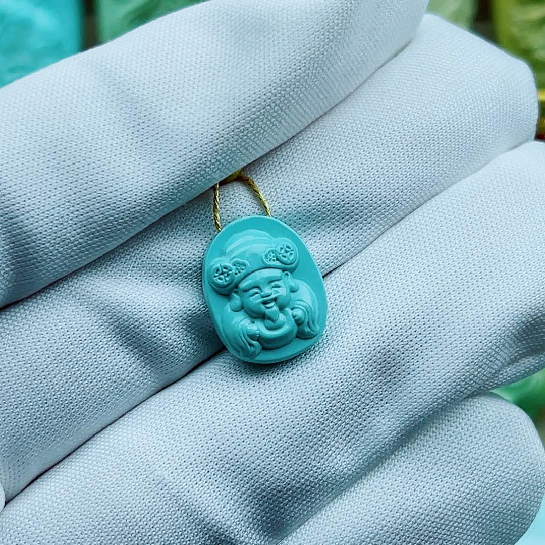 绿松石未镶嵌珠宝奇石