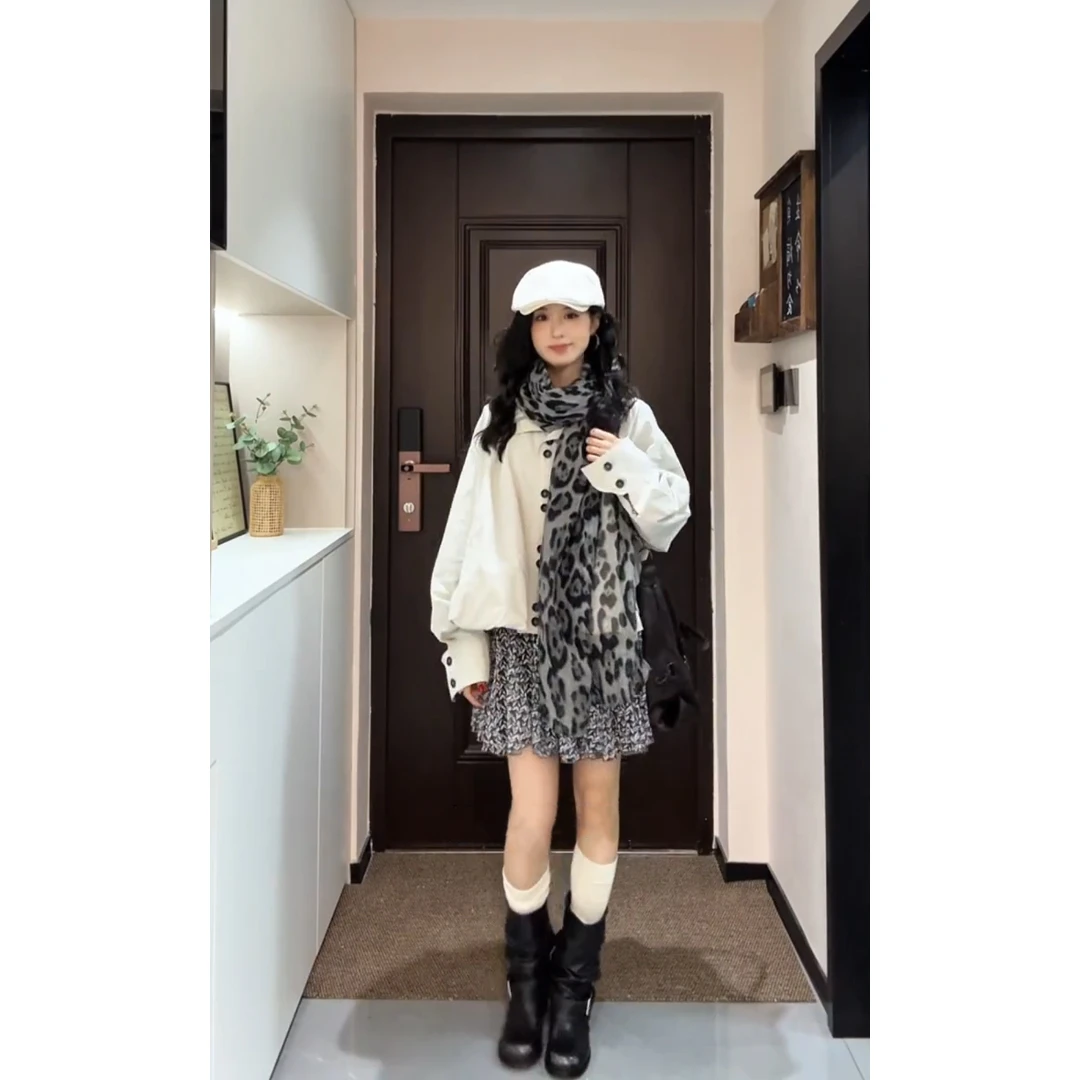MARIE.COCO法式减龄花苞外套甜美时尚碎花半身短裙小个子两件套秋