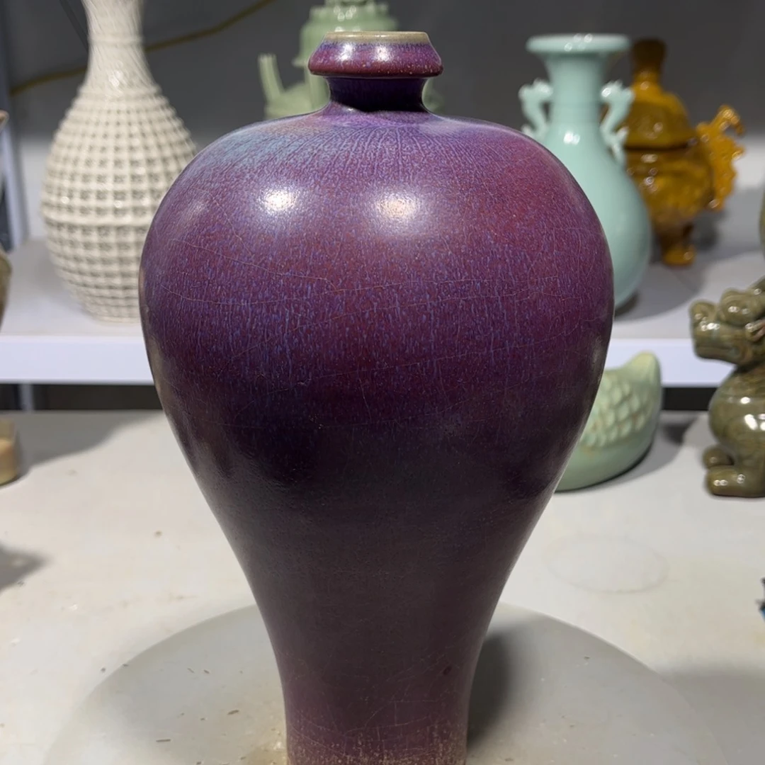 瓶钧窑瓷器品相完美