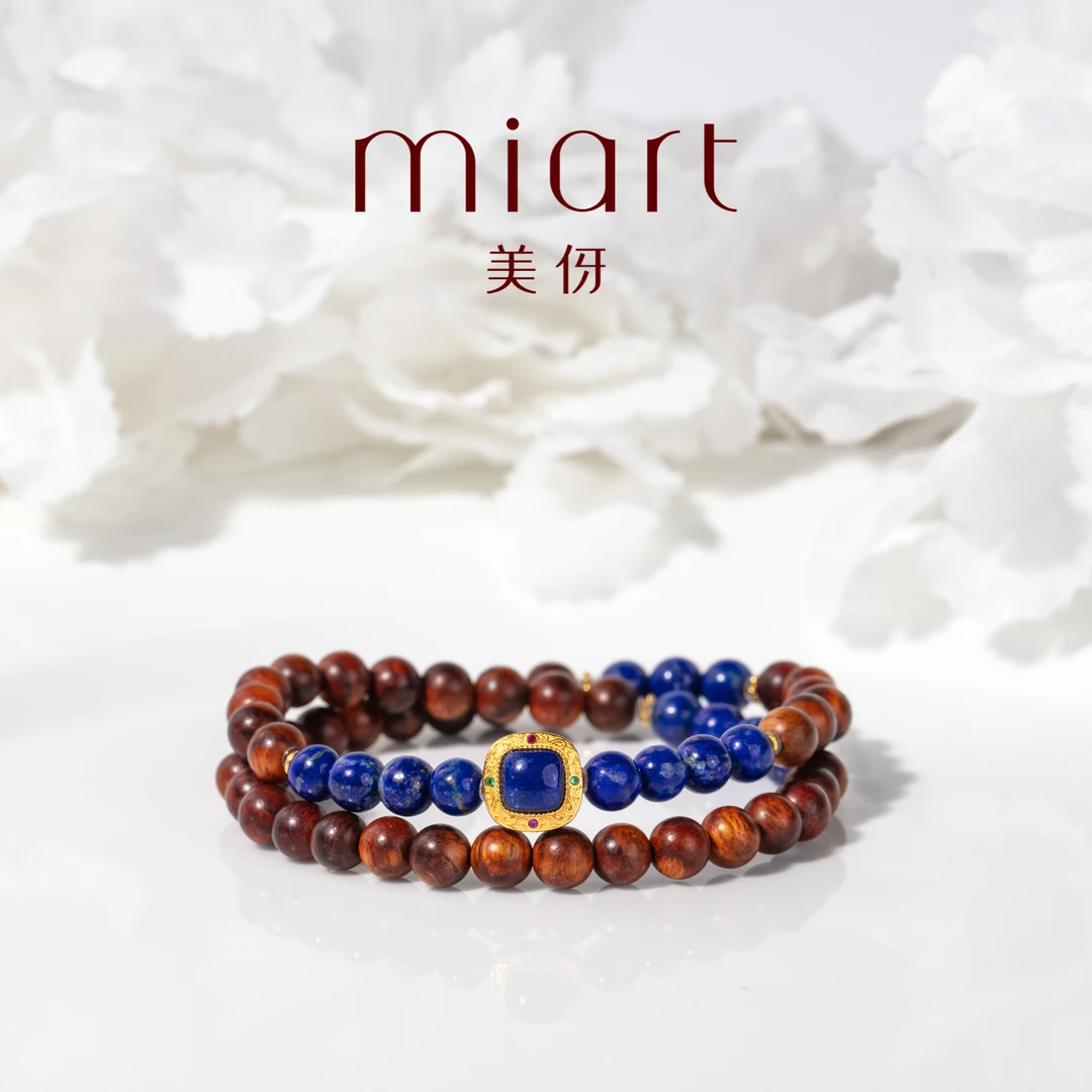 美伢【明枢】双圈设计款黄花梨手串HH25SL1105