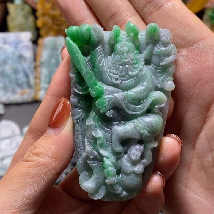 定制翡翠未镶嵌钟馗