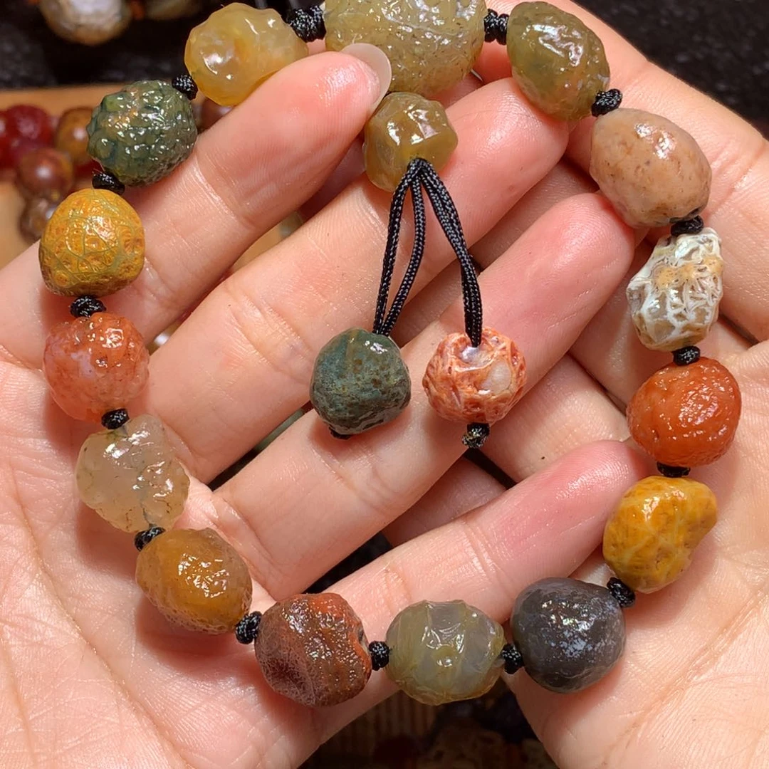 未镶嵌玛瑙/玉髓珠宝半成品