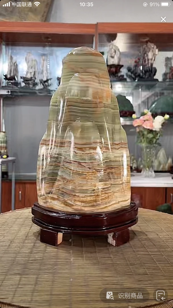 付米链接多样性发货奇石国画原石家居摆件大气玄关办公室客厅乔迁