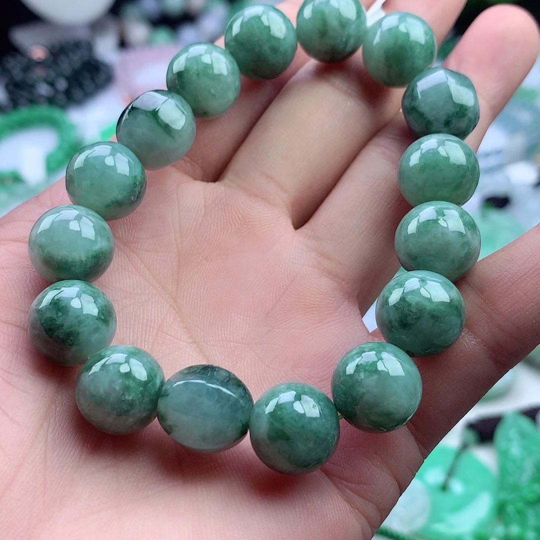 未镶嵌手链翡翠手串