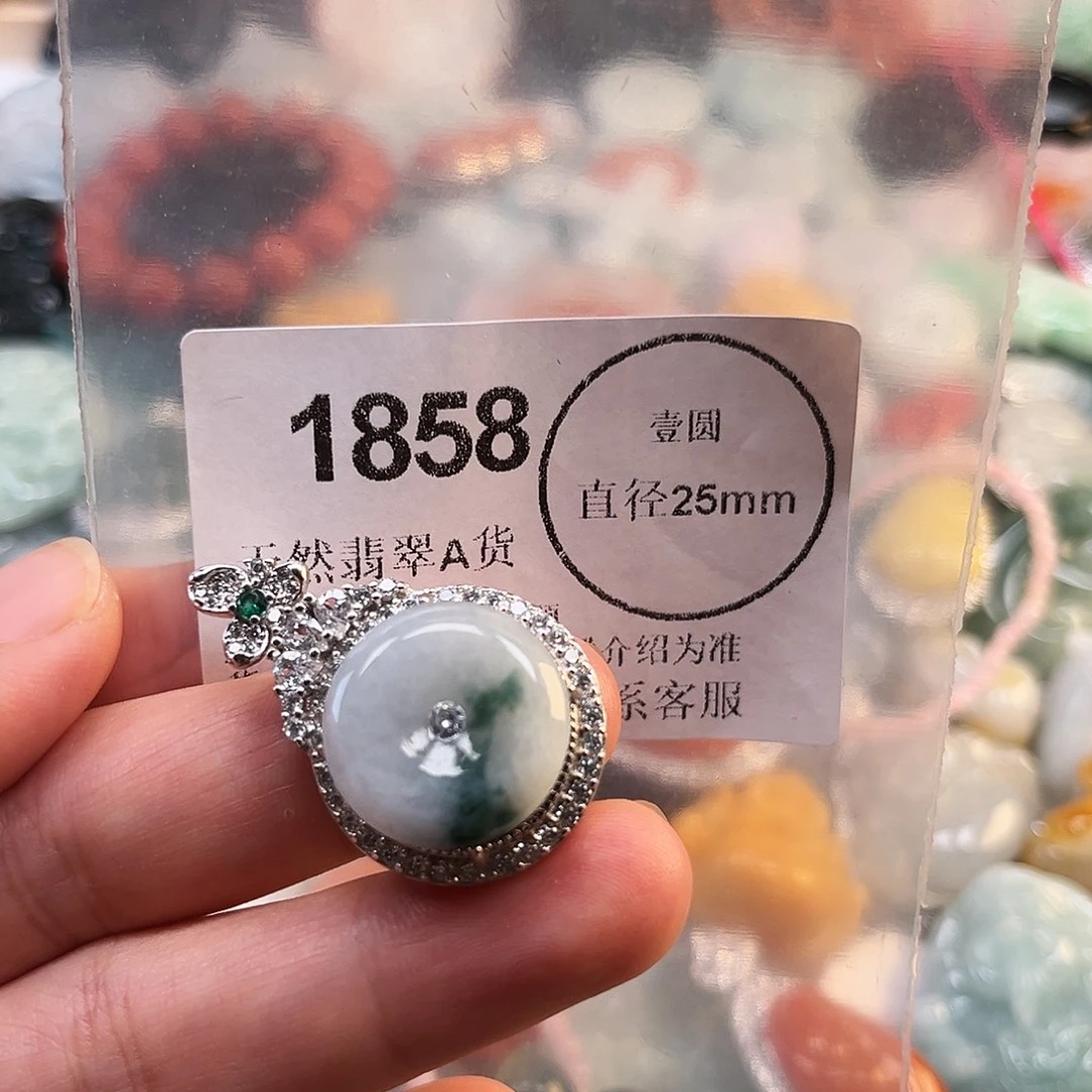 翡翠未镶嵌颈饰哈哈哈