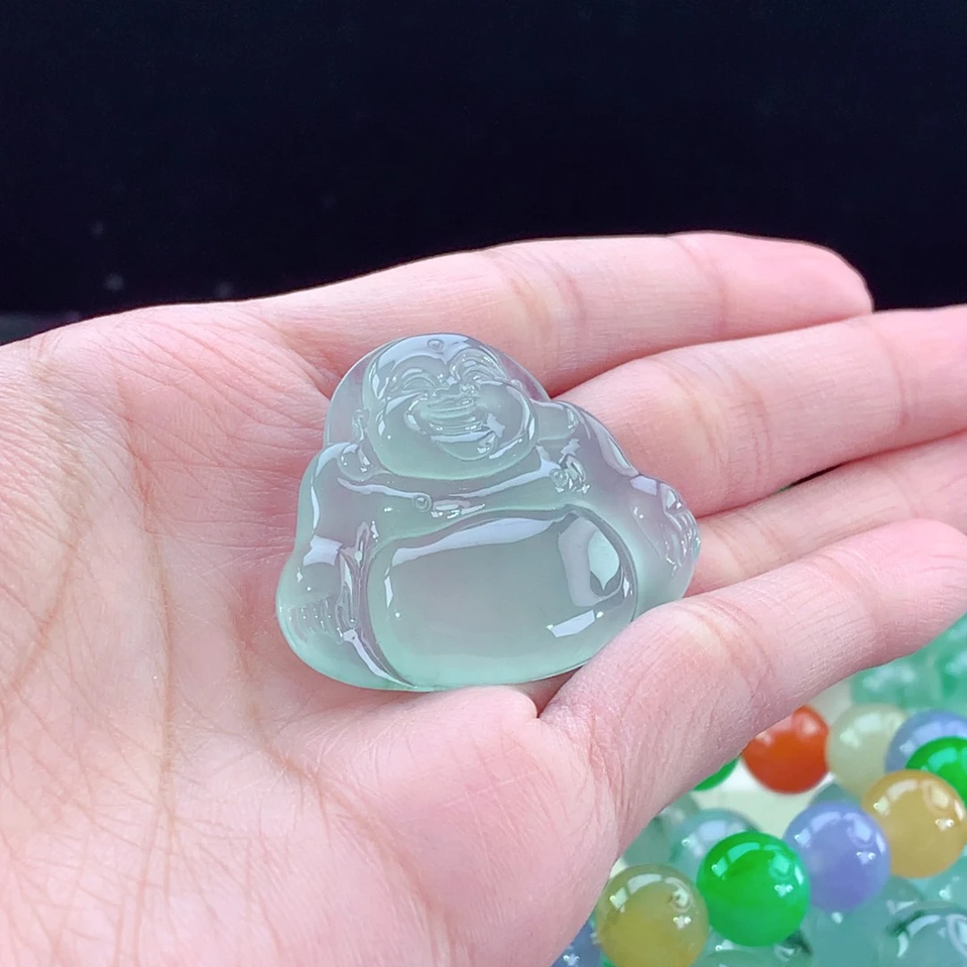 翡翠手链未镶嵌笑口常开