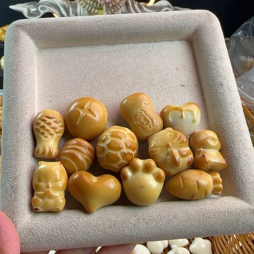 手串菩提根/象牙果微瑕疵牙果12颗混组合6皮卡丘记得