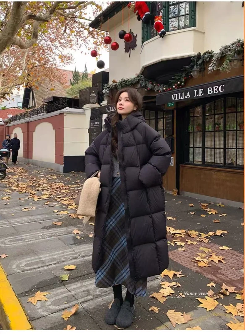 新款长款外套羽绒服鸭绒00025-02