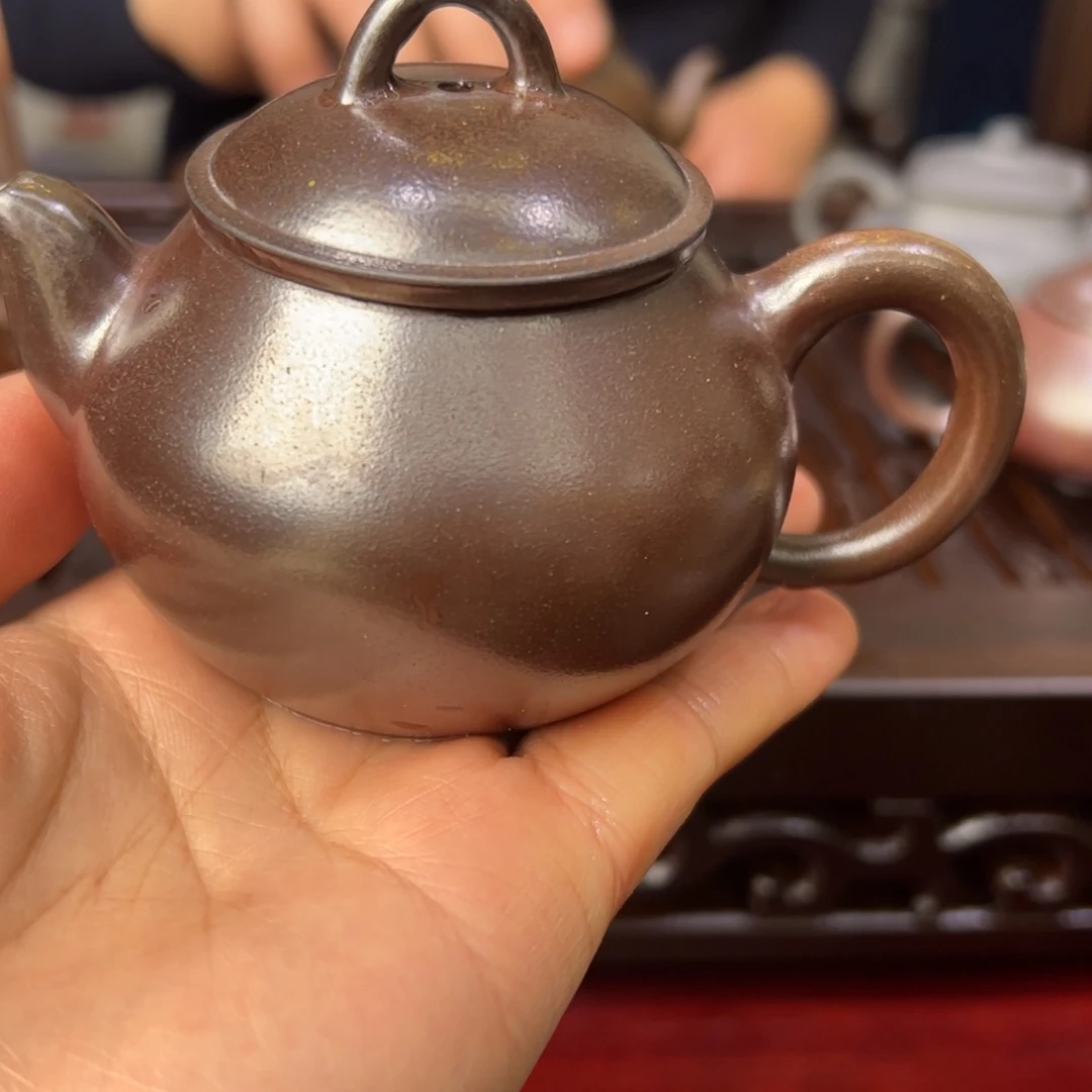 贵台龙窑柴烧茶壶A06弧*
