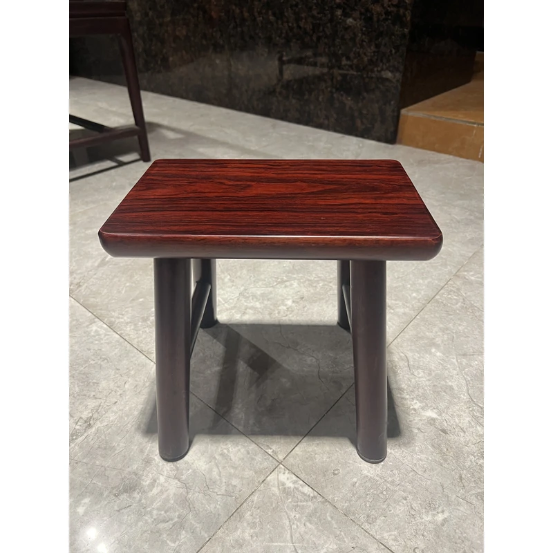 长方凳餐桌凳书桌凳黑红色凳鞋凳茶几客厅高凳木梳家用新中式方几