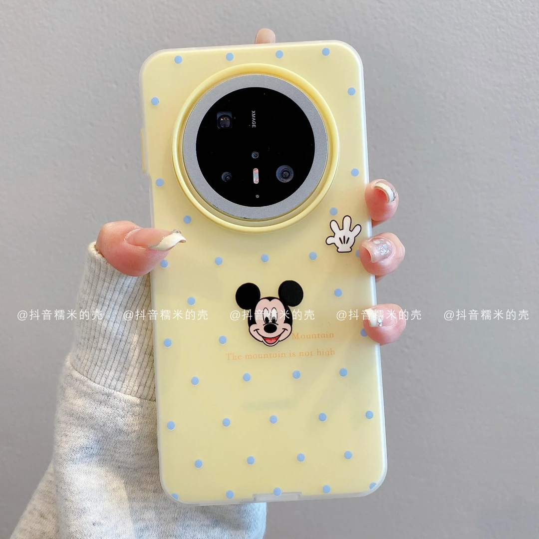 （华为mate系列）果冻壳适用华为mate70pro/mate60波点米奇潮手机壳