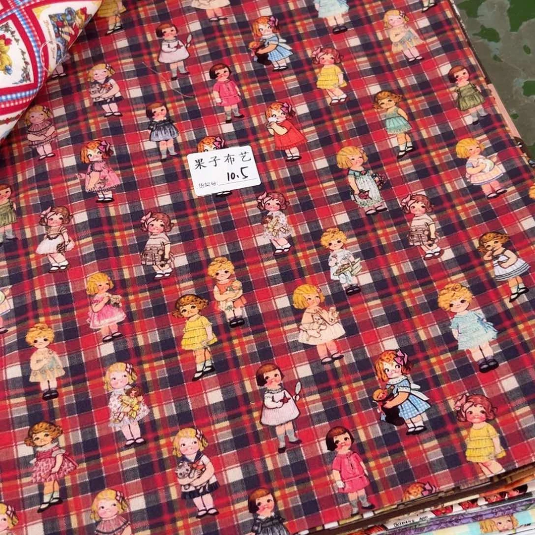 一米价纯棉平布1.1米宽果子布艺10