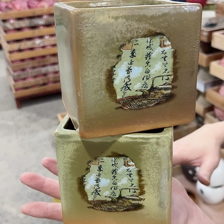 陶瓷陶瓷多肉植物花盆