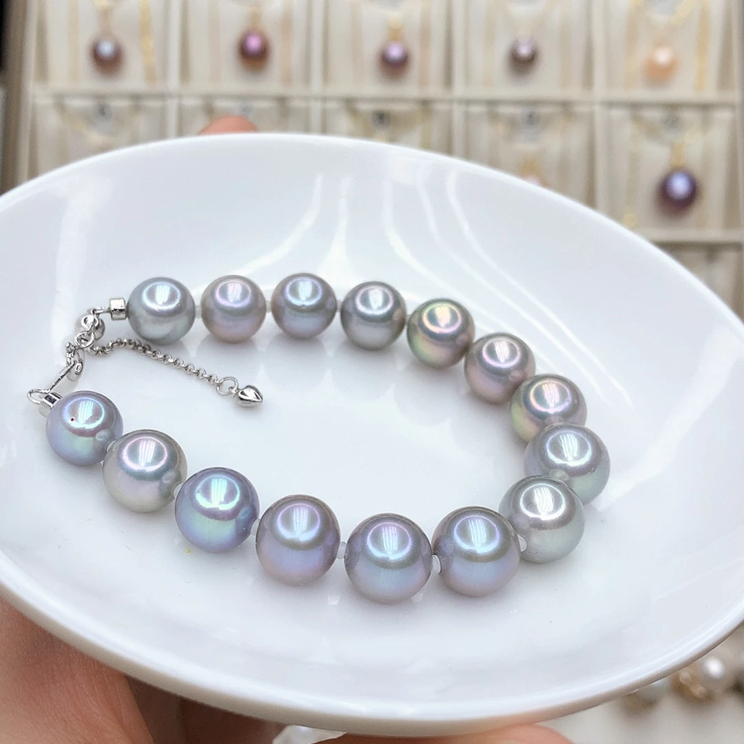 淡水珍珠颈饰银S925镶嵌颜**歌