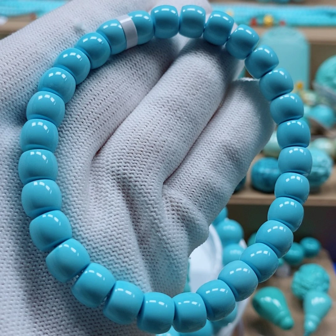 绿松石珠宝奇石未镶嵌随**飞