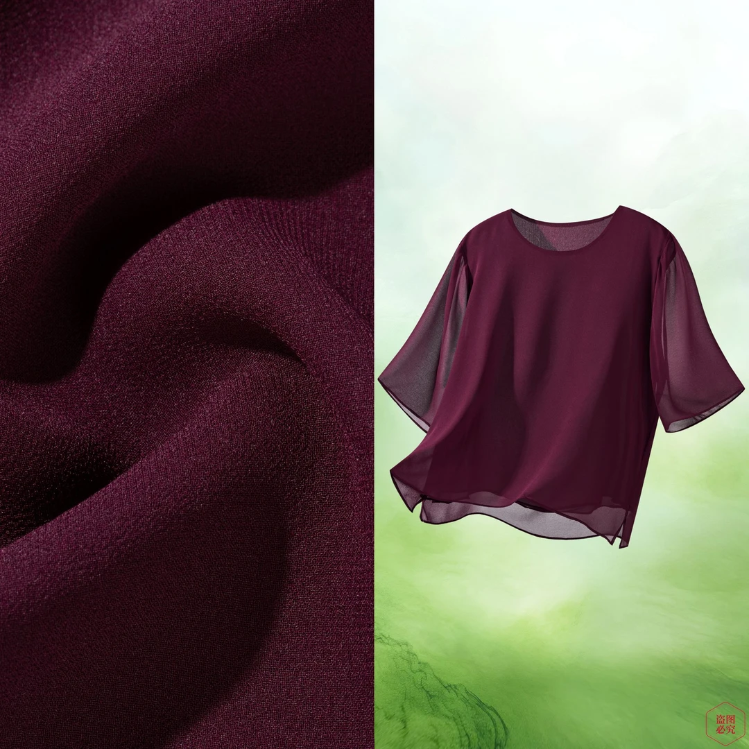 纯色圆领中袖通勤风宽松休闲简约大气上衣