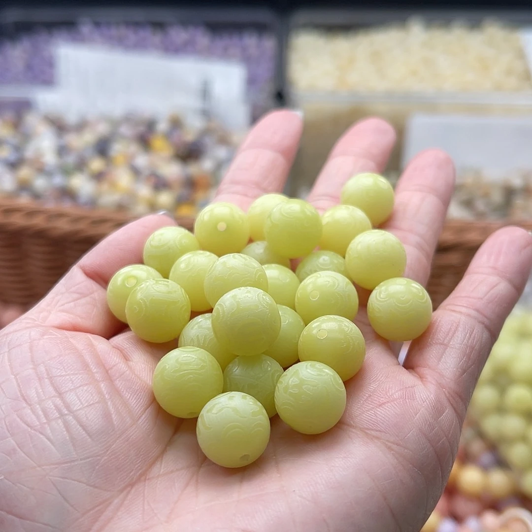 白玉菩提吊坠A/11mm/20+20颗