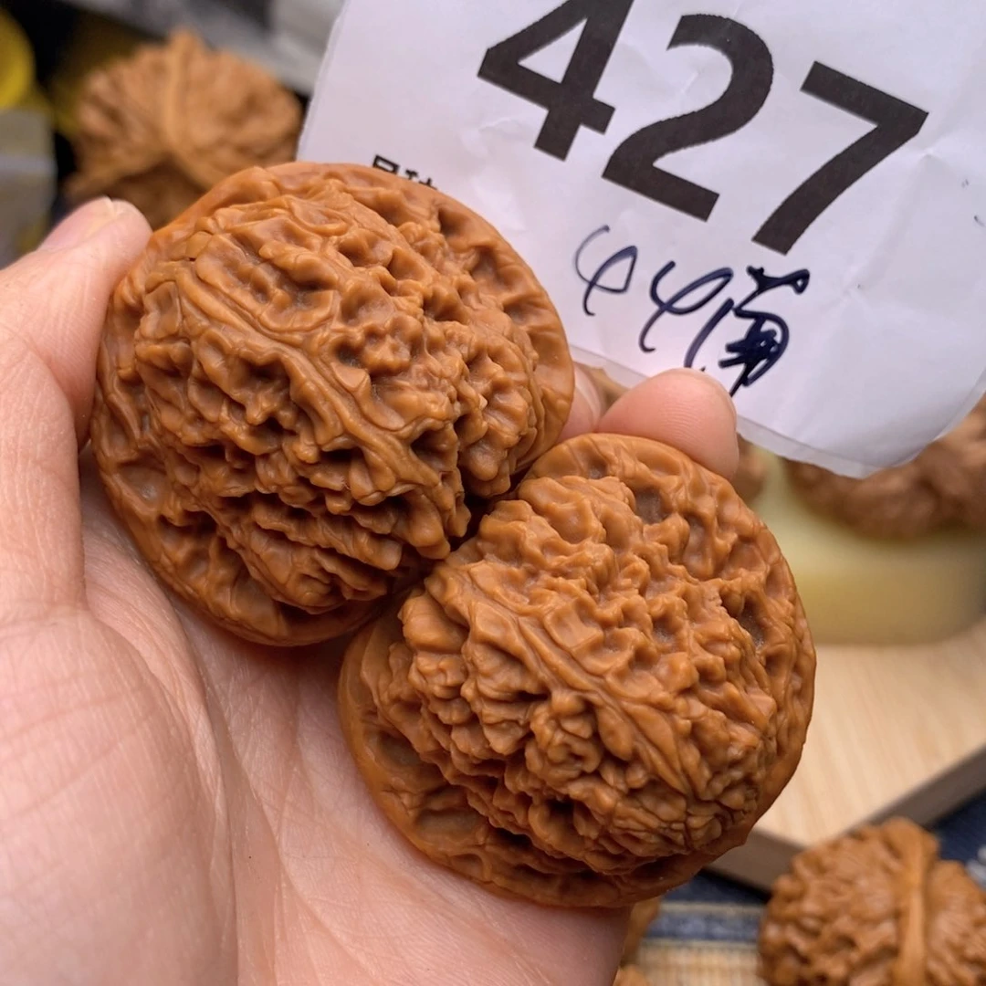 文玩核桃把件427号44南江