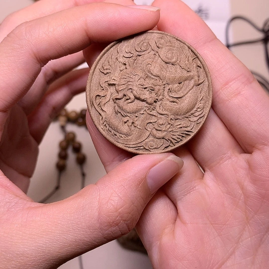 【闪购商品】檀香木手串/手链鱼*茶檀香小龙牌