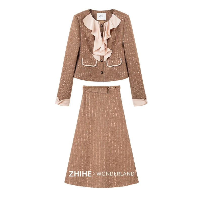 无艳一禾【闪闪】羽绒服外套YH022201半裙YH022202