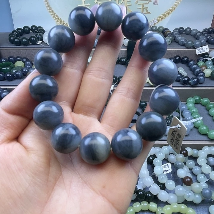 和田玉未镶嵌手链