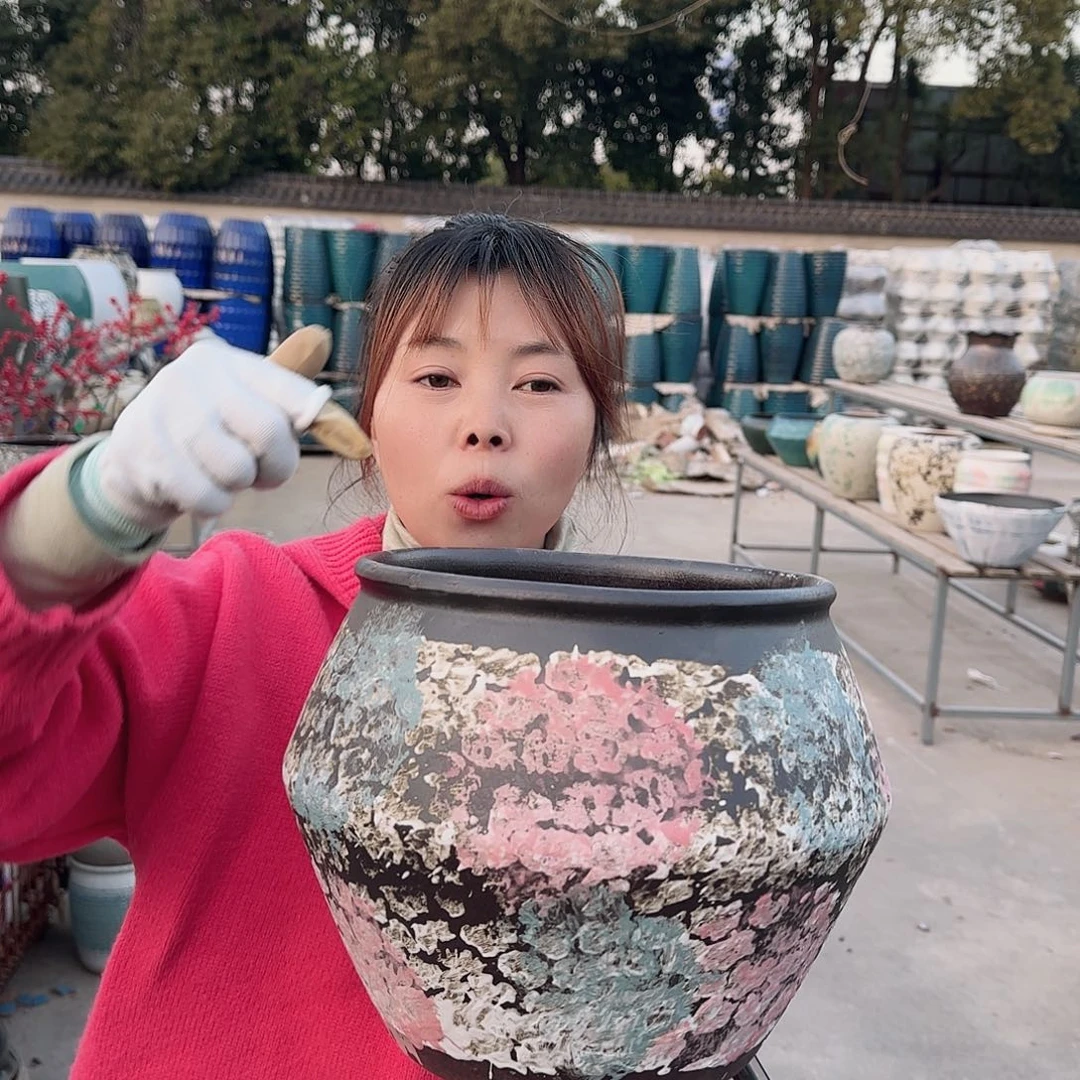 王嫂花盆1208-190高23口24