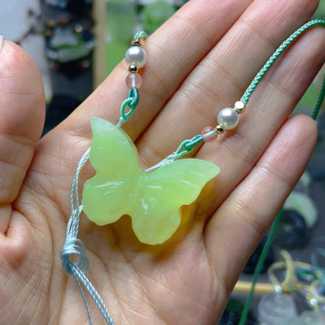 蛇纹石玉未镶嵌吊坠(不含链)