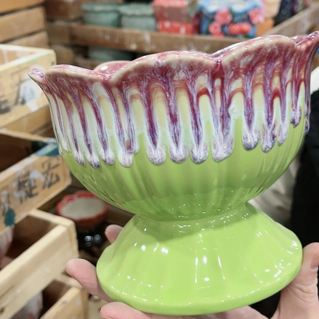 【闪购商品】陶瓷陶瓷多肉植物花盆